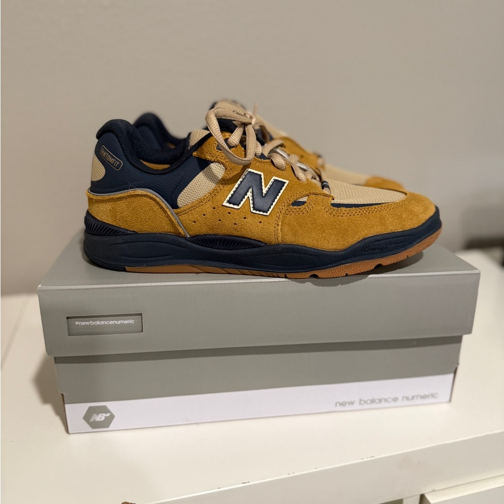 New Balance Tiago Lemos Brown and Blue Shoes